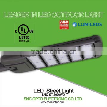 UL listed Top Quality LUMILEDS high lumen IP65 LED street light 300 Watt 5 years warranty