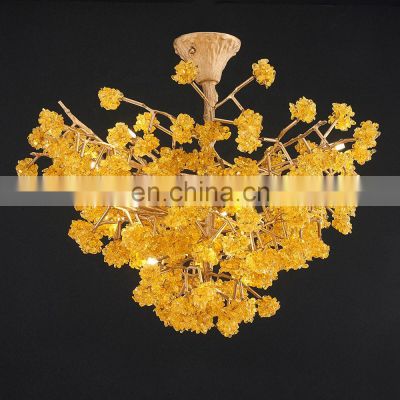 Home Decoration Luxury Crystal Chandelier Lighting Dining Room Tree Branch Chandelier Lamp