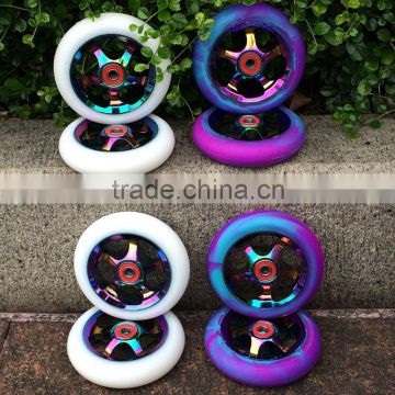 Hotsale ! Neo Chrome Wheels For MGP Pro Scooters