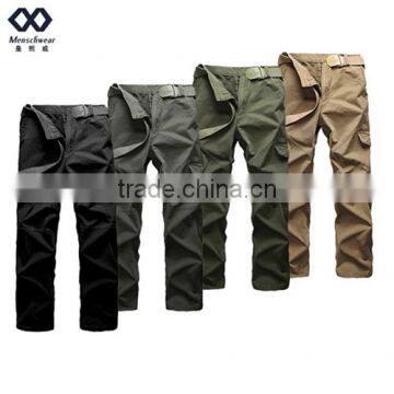 Cargo Pants Menschwear Military Multi Pocket Trousers Stock