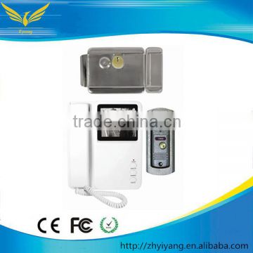 Access Control System! Four-inch black and white screen video doorbell gate access control system video doorphones