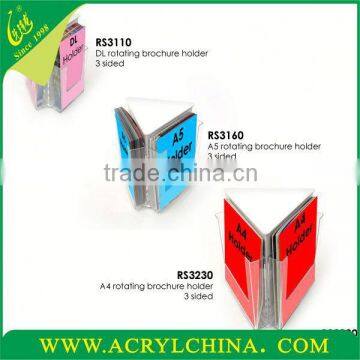 Elegant Acrylic booklet holder wholesale