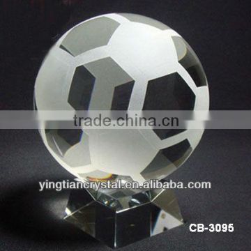 AAA quality optical crystal soccer ball