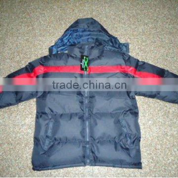 2013 News mens padding winter jackets with pvc coating