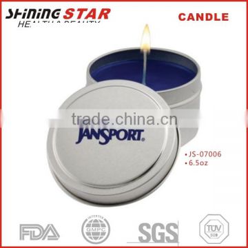 2015 premium quality candle,round shape candle with blue color