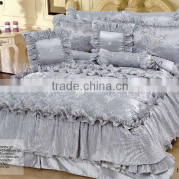 10PCS Gray Wedding Comforter