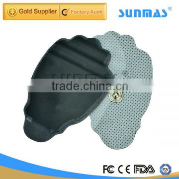 Small Hand -shaped conductive adhesives gel pad for medical device, warranty pack