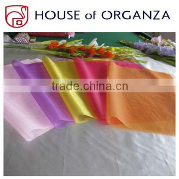 Colorful Organza Sheets for flower wrapping with hot cut edge