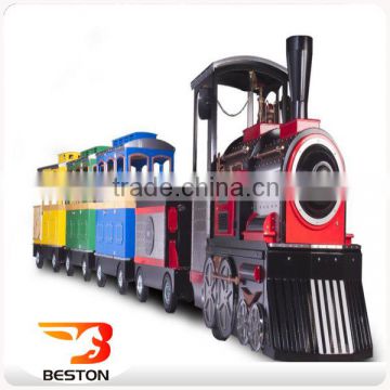 fiberglass trackless diesel road train christmas carnival games electrical train