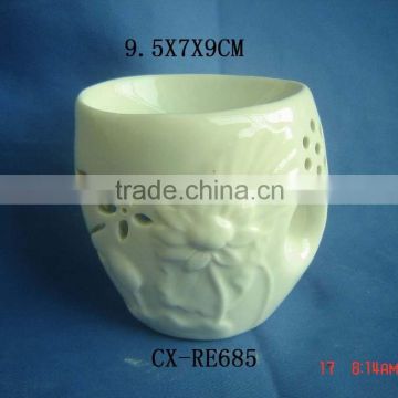 Wholesale Painted Hollow Out Ceramic Electric Candle Holder & Ceramic Aroma Oil Burner