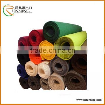 pantone color for fabric felt,ductile polyester fabric felt