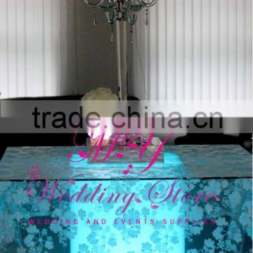 LED decoration restaurant and wedding events under table light