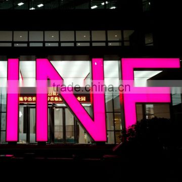 Hot sale UL approved acrylic illuminated LED 3d channel letter