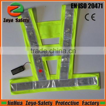 Factory Price Trade Assurance Flashing Led Safety Vest