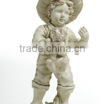 custom resin children statue figurine