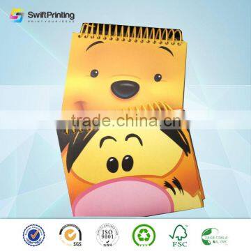 High quality most popular hot sale school wire notebook printing
