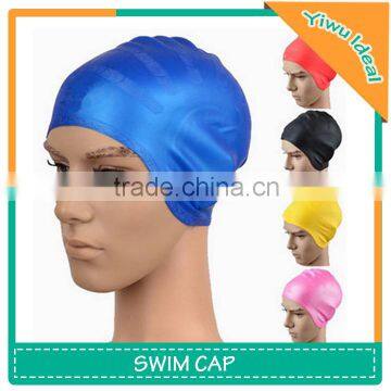 Summer Training Silicone Round Ear Production Swim Cap