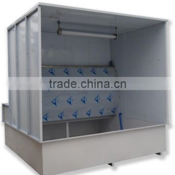 small galvanization spray tan booth, spray paint booth No.LYH-WTPM023-1 liquid image manufacturer