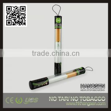 2014 top selling Hangsen 500 puffs D6 disposable electronic cigarette tube tank starter kit