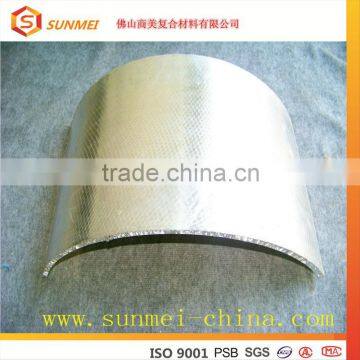 Stainless steel colummn aluminum sandwich panel