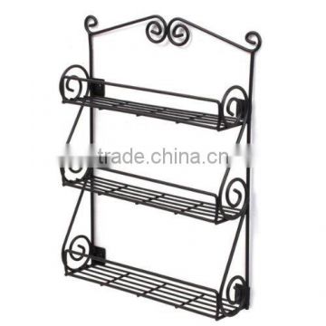 Wrought Iron wall spice rack(XY09-1053)