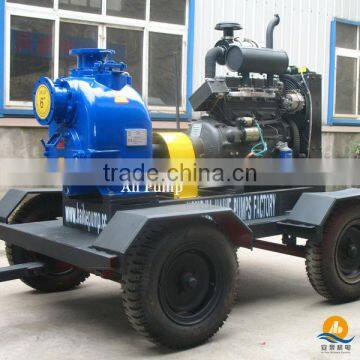 QZX series diesel engine agricultural irrigation self-priming water pump
