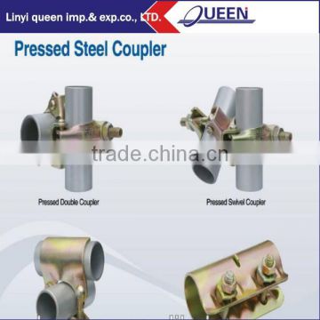 electric galvanized pressed fixed coupler,swivel clamp for connecting steel pipe