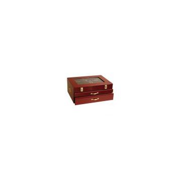 Sell 126pcs 5# Double Drawer Wooden Box
