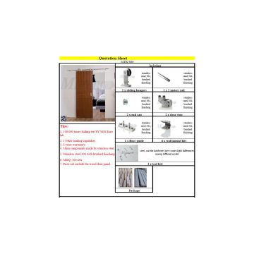 2015 hotsale elegant barn door hardware for glass sliding doors MTK-S06 VERY HOT