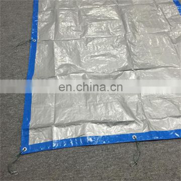 Tensile strength thickness 120 gm2/green color finished pe tarpaulin