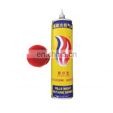 China butane canister 50g and 50g universal butane gas bottle