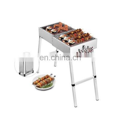 Lamb Outdoor Barbecue Grill Bbq F1 Plus Stainless Steel Charcoal Bbq Grill Machine