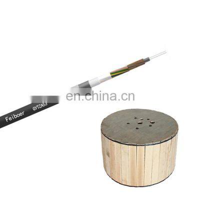 ISO9001 GYTZA53 flame-retardant double armored fiber optic cable 12 cores for sale aluminum cable for wire mesh cable tray