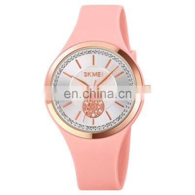 High Quality Skmei 1847 Ladies Quartz Silicone Strap Watch Original Women Watches