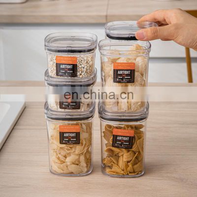 BPA free premium airtight stackable food containers plastic organizer food storage boxes bins lid storage container set