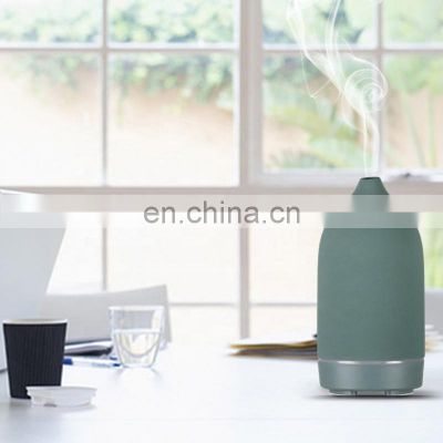 Home Ceramic Ultrasonic Aroma Diffuser With Led Light Essential Oil Perfume Diffuser