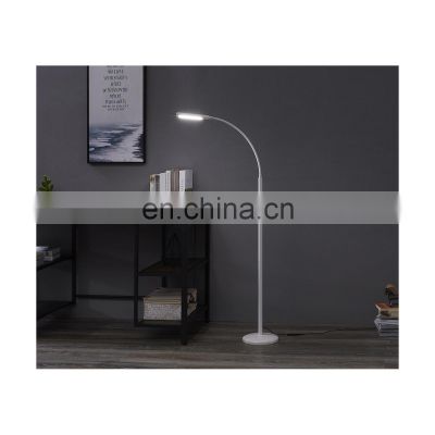 Floor switch dual lamp high spot light corner stand workplace floor mood light lamp shade flax bright