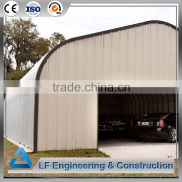 Cheap prefab steel structure car garage
