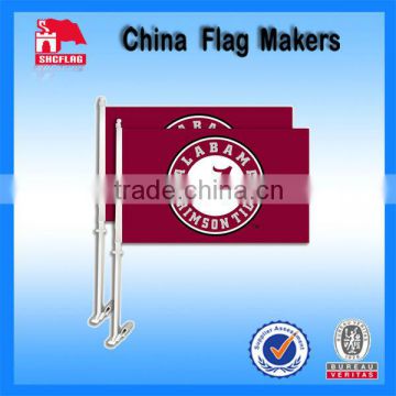 Custom High Quality Plastic Sticks Club Car Flag
