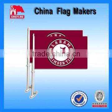 Custom High Quality Plastic Sticks Club Car Flag