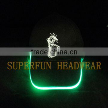 hot sale green light optic fiber cap