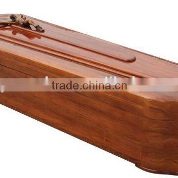 Wooden funeral antique casket made in China