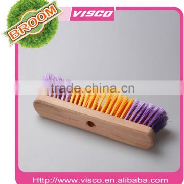Best sell and high quality wooden and plastic made cleaning floor brush VA9-04