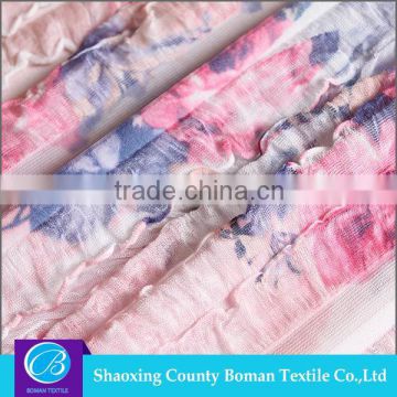 Textile supplier 2016 new Fancy Beef tripe wholesale pleated chiffon fabric