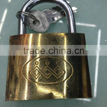 Good quality gold plated iron padlocks with cheap price