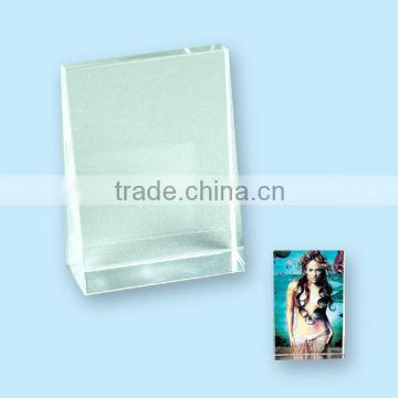 CR004 / Photo Crystal gift / Big Perpendicular Incline
