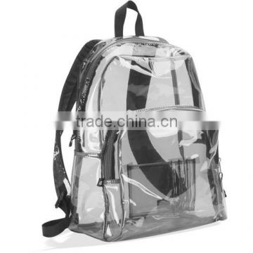 2015 best selling clear pvc backpack