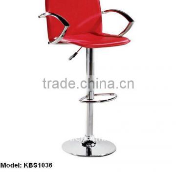 confortable swivel bar stool with backrest & armrest