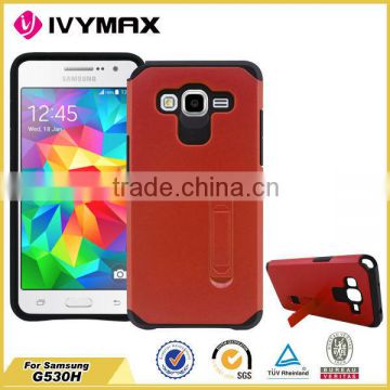 Slim pc tpu 2 in 1 case with stand for samsung g530h wholesale price case