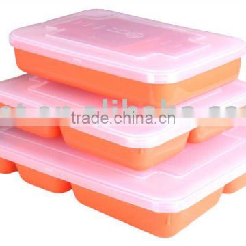 Plastic Lunch Box Meal Tray